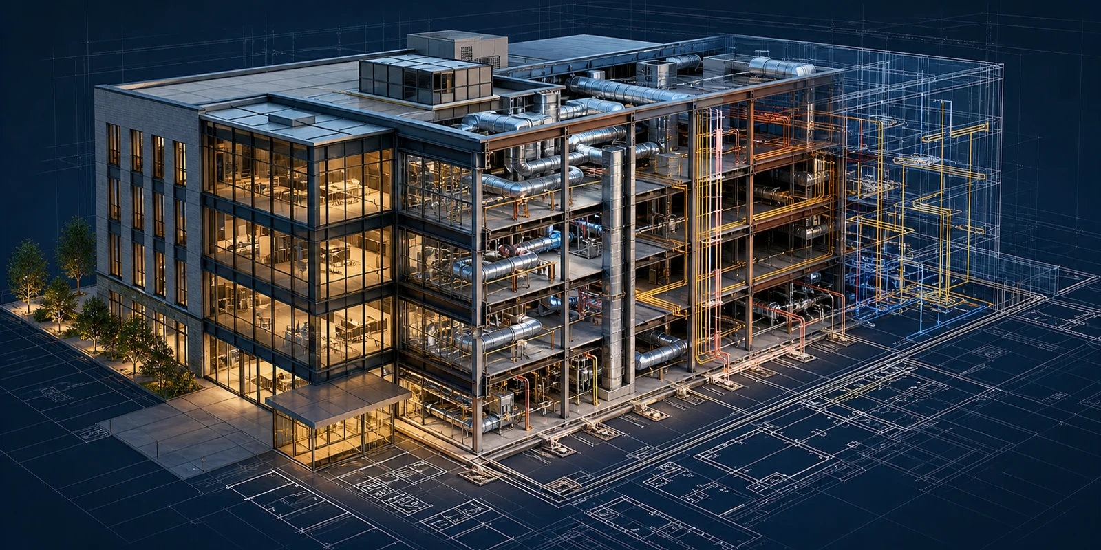 Premium coordinated full-service building design and engineering visualization